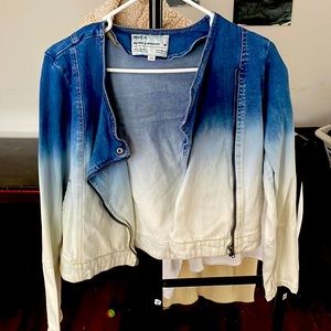Ombré Jean Jacket
